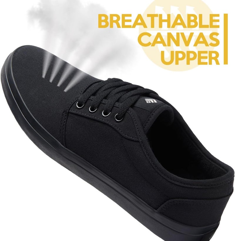 Convole Non-Slip Work Shoes, Unisex Water-Resistant Food Service Sneakers for Restaurant Server, Comfortable Black Casual Water & Oil Slip-Resistant Culinary Chef Kitchen Cook Shoes for Men & Women - Image 4